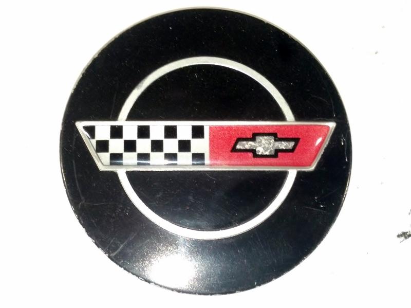 8485 Corvette C4 Center Cap Black Used 14046926 Contemporary Corvette